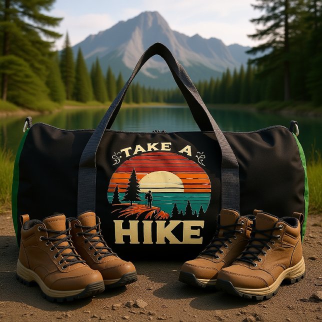 Take A Hike Grafik  Duffle Bag (Von Creator hochgeladen)