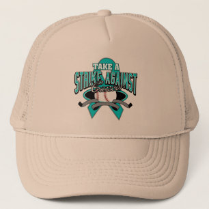 Take a Strike Against Ovarian Cancer Truckerkappe