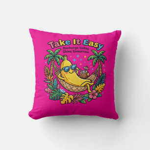 Take It Easy – Chillige Bananen-Vibes Kissen