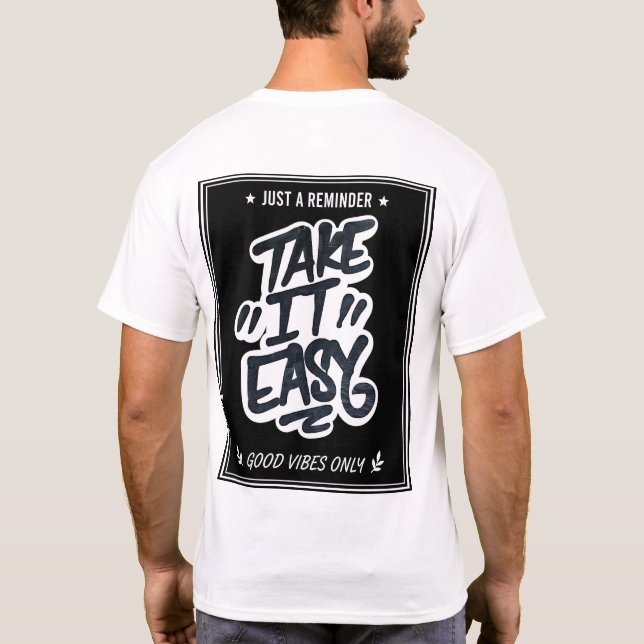 Take It Easy Graffiti  T-Shirt (Rückseite)