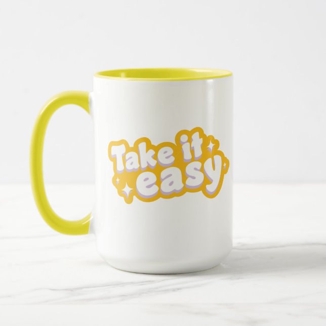Take It Easy Mug - Conception énergétique positive (Gauche)
