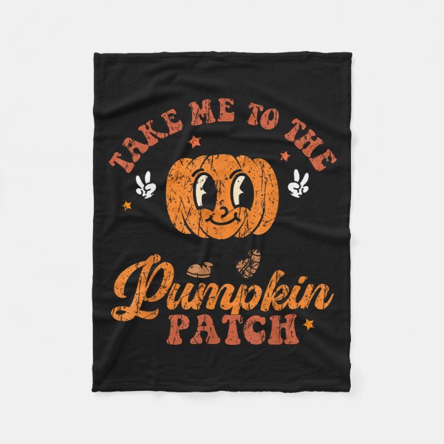 Take Me To The Pumpkin Patch Toddler Fall Pumpkin  Fleecedecke (Vorderseite)