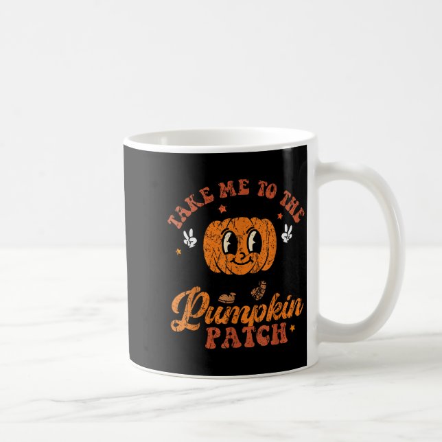 Take Me To The Pumpkin Patch Toddler Fall Pumpkin  Kaffeetasse (Rechts)