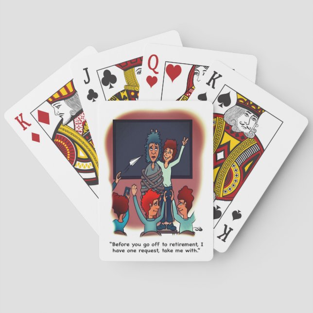 Take Me With Retirement Spielkarten (Rückseite)