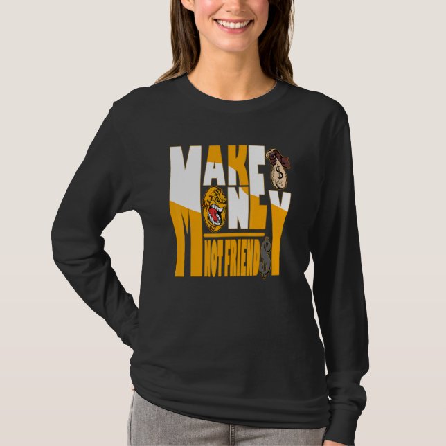 Take Time Not Friends OG Yellow Toe 1s Matching T-Shirt (Vorderseite)