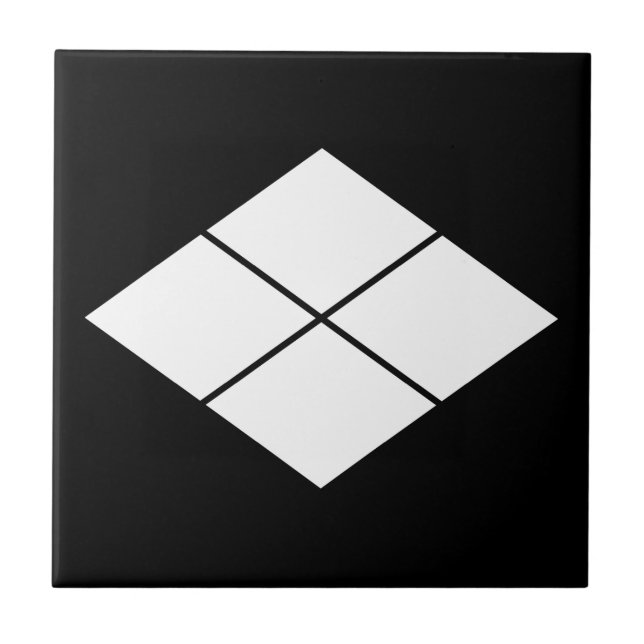 Takeda Rhombus Fliese (Vorderseite)