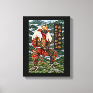 Takeda Shingen Deep Green Mountains 11x14 Leinwanddruck