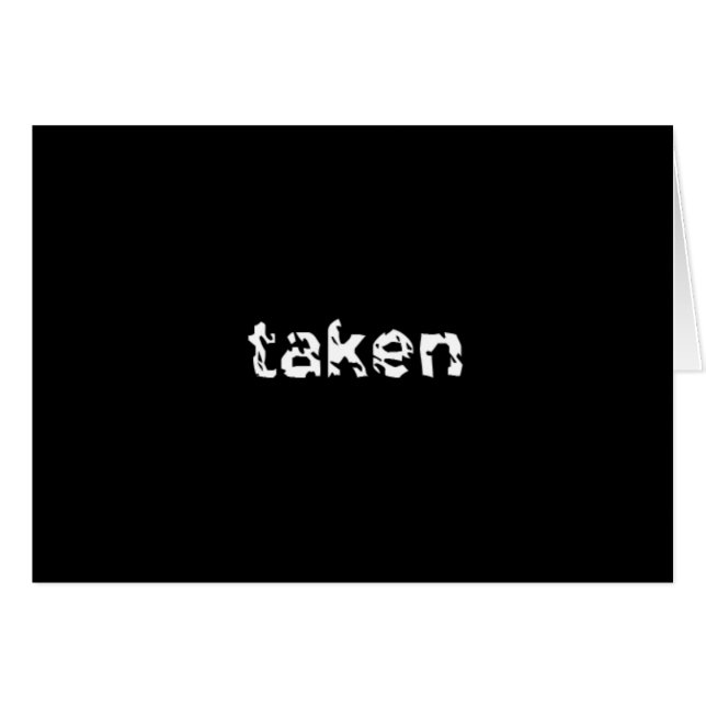Taken (Vorderseite (Horizontal))