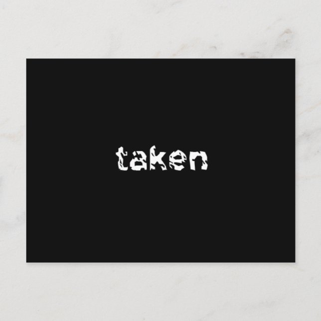 Taken Postkarte (Vorderseite)