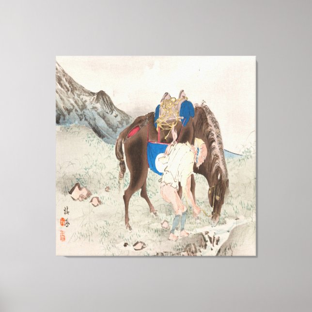 Takeuchi Seiho : Seihō jū in Fuji, PL.06 (1894) Leinwanddruck (Vorderseite)