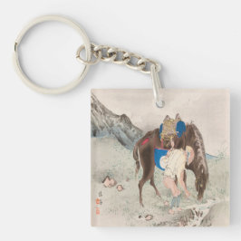 Takeuchi Seiho : Seihō jū in Fuji, PL.06 (1894) Schlüsselanhänger