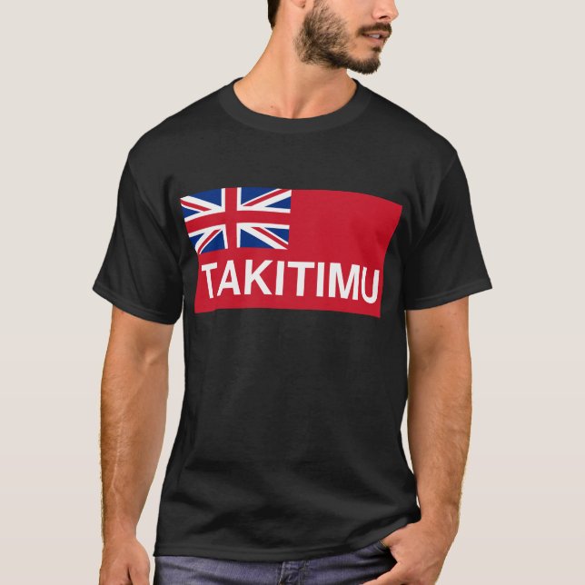 Takitimu Flagge (Neuseeland Maori-) T-Shirt (Vorderseite)