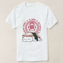 Tako Octopus Sushi Cat T-Shirt