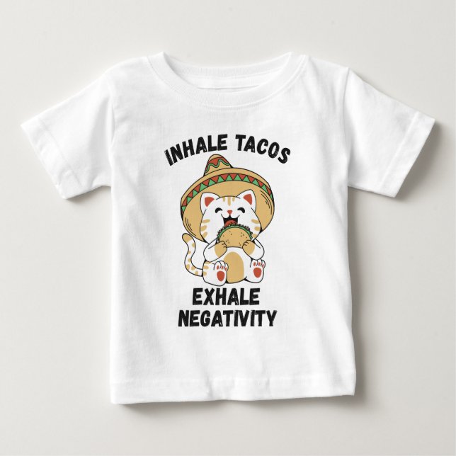 Takos atemberaubende Negativität Baby T-shirt (Vorderseite)