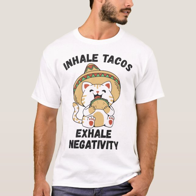 Takos atemberaubende Negativität T-Shirt (Vorderseite)