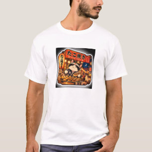 Takoyaki-Stand-Katze-T-Shirt Japanische Festival T-Shirt