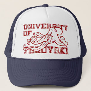 Takoyaki Universität Japanischer Oktopus lustig Truckerkappe
