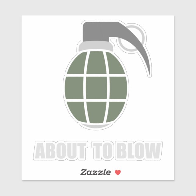 Taktische Armee Granate Aufkleber (Blatt)