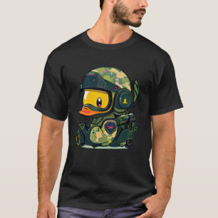 Taktische Ente in volluniformen Pullover-Hoodie T-Shirt