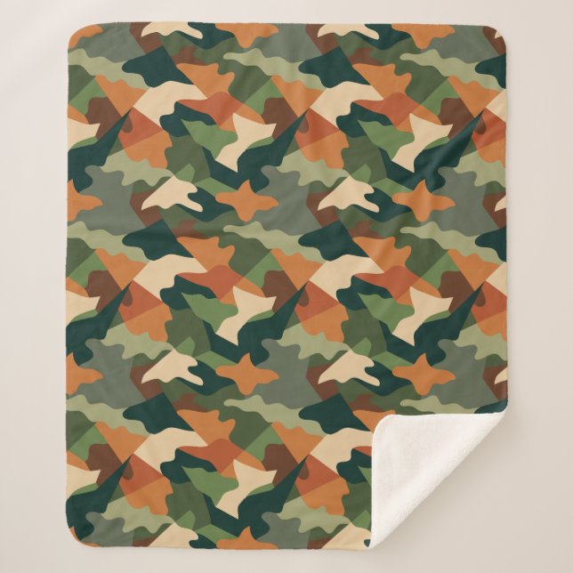 Taktische Trench-Tarnung Sherpadecke (Vorderseite)