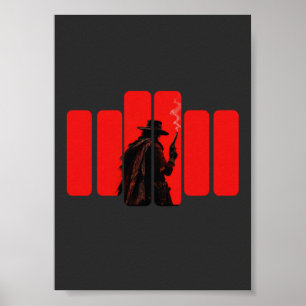 Taktischer Cowboy-Gunslinger-Wilder Westen Western Poster