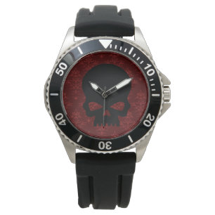 Taktischer Schädel Armbanduhr