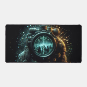 Taktisches Black-Ops-Design Schreibtischunterlage