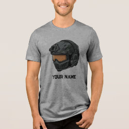 Taktisches Gamer-Visier T-Shirt Tri-Blend Shirt