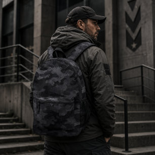 Taktisches Tarnmuster Midnight Shadow Bedruckter Rucksack