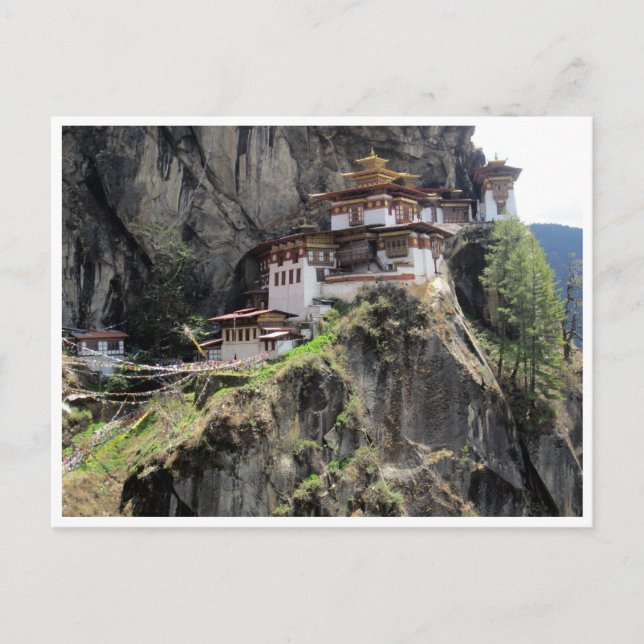 Taktsang bhutan postkarte (Vorderseite)