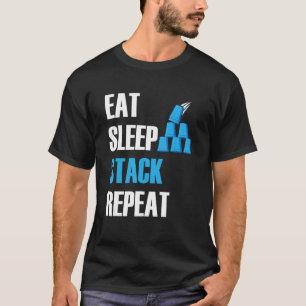 Taktstapel Cups Geschwindigkeit Stapelaufnahmen Ge T-Shirt
