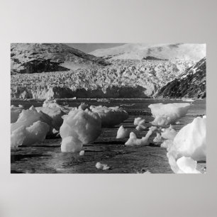 Taku Glacier near Juneau, Alaska Photograph 2 Poster
