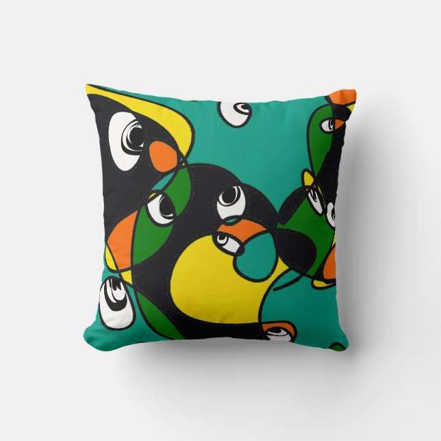 TAKUROMAN「Friends」 Kissen (Vorderseite)