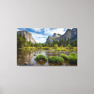 Tal-Ansicht in Yosemite Nationalpark Leinwanddruck