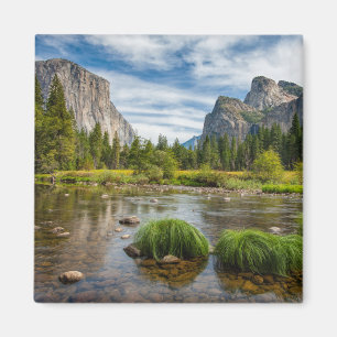 Tal-Ansicht in Yosemite Nationalpark Magnet