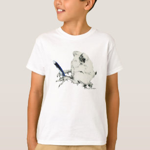 Tal-Blauhäher - der Wecker-T-Shirt des Kindes T-Shirt