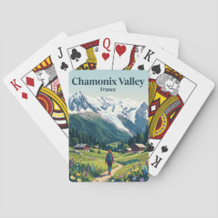 Tal Chamonix Frankreich Spielkarten