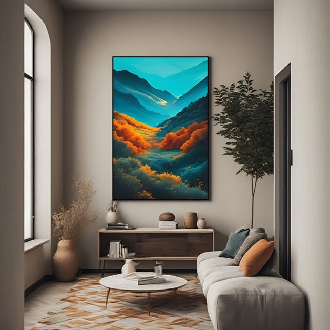 Tal der lebendigen Farben Poster (Von Creator hochgeladen)