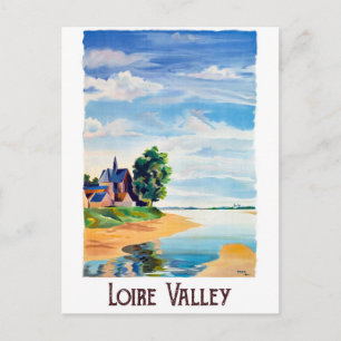 Tal der Loire, Frankreich Postkarte