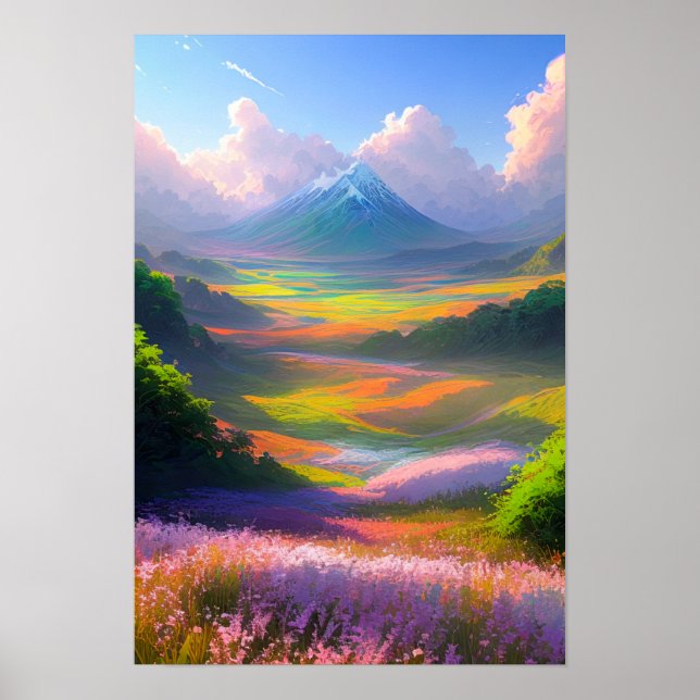 Tal der magischen Farben Poster (Vorne)