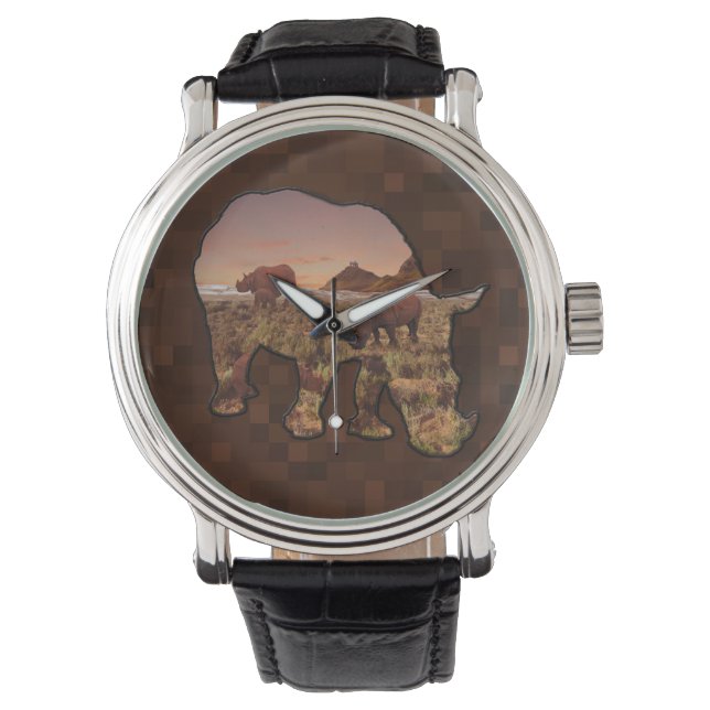 Tal der Rhinozeros, Armbanduhr (Vorderseite)