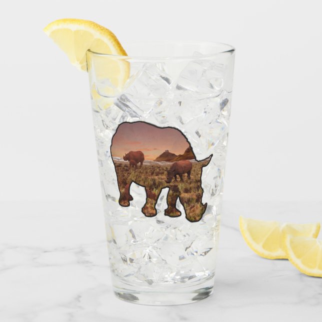 Tal der Rhinozeros, Glas (Vorderseite Ice)