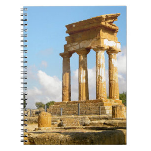 Tal der Tempel Sizilien Notizblock