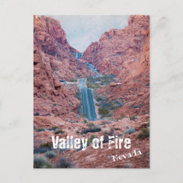 Tal des Feuerantriebs Postkarte