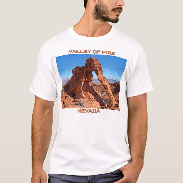 Tal des Feuers - Elefant-Felsen T-Shirt (Vorderseite)