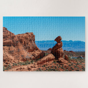 Tal des Feuers Wüstenlandschaft Szenisches Puzzle