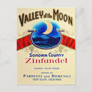 Tal des Mondes Zinfandel Postkarte