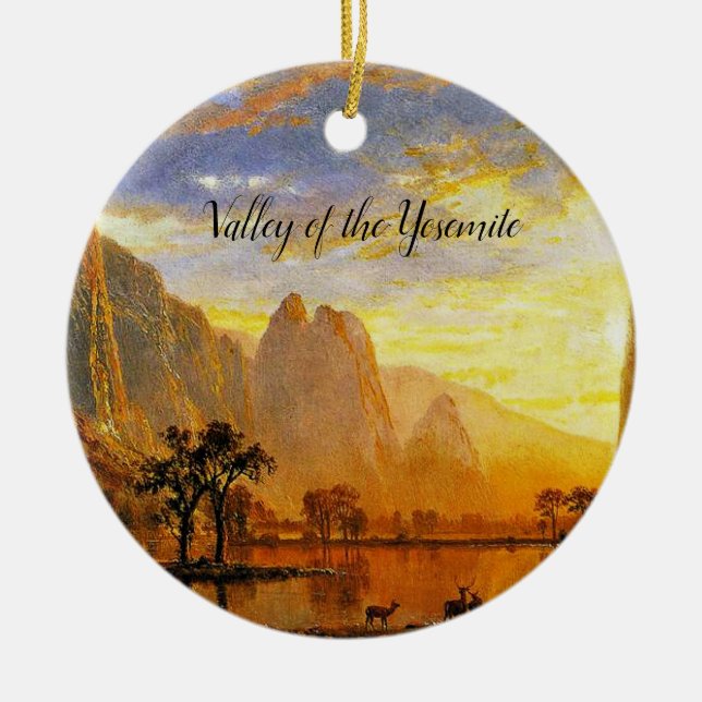 Tal des Yosemite, schöne Kunst, Keramik Ornament (Vorne)