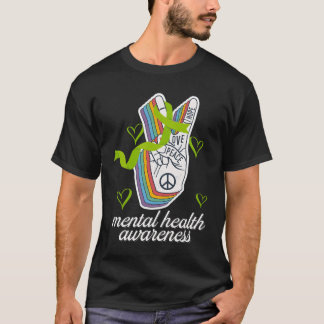 Tal Health Awareness Month Love Peace Positive T-Shirt
