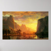 Tal in Yosemite bei Bierstadt